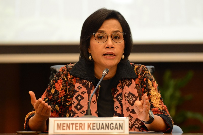Menteri Keuangan Sri Mulyani Indrawati dok. Bali Express. Potensi Resesi bagi Banyak Negara, Menkeu Sodorkan Sejumlah Strategi