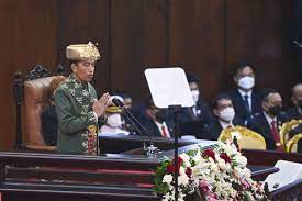 Sidang Tahunan MPR, Selasa, 16 Agustus 2022, Presiden sampaikan lima agenda nasional. dok2. BPMI Setpres. Sidang Tahunan MPR, Ini Lima Agenda Besar Nasional yang Disampaikan Presiden