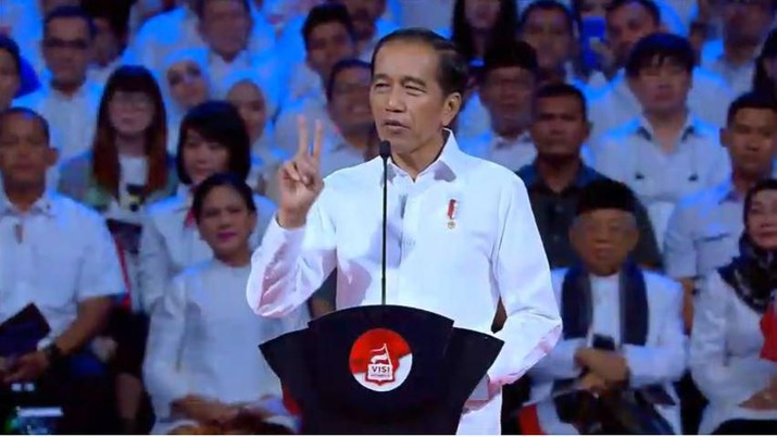Presiden Jokowi dok CNBC Indonesia. Pilpres 2024: Tanpa Sebut Nama, Jokowi Ungkap Kriteria Pemimpin Ideal Penggantinya