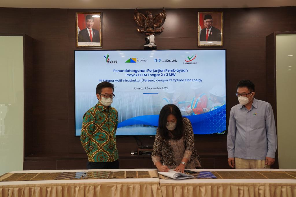Percepat Energi Baru Terbarukan, Proyek PLTM Tongar Diteken