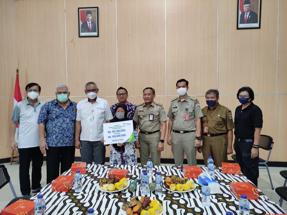 BPJAMSOSTEK Kelapa Gading Serahkan Manfaat Ratusan Juta Rupiah ke Ahli Waris Satpam