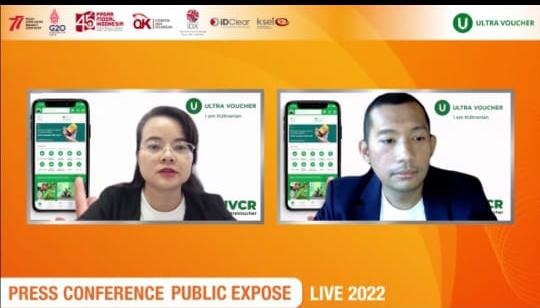 Semester I Melesat 71 Persen, Ultra Voucher (UVCR) Yakin Pendapatan Capai Rp1,3 T di 2022