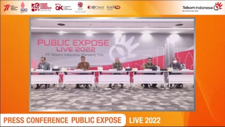 Telkom (TLKM) Bidik Pendapatan di 2022 Tumbuh Mid- Single Digit