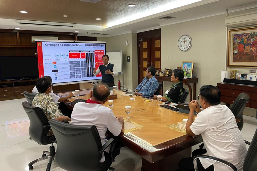 Istana Tugaskan PT INTI Tangani Cyber Security Nasional