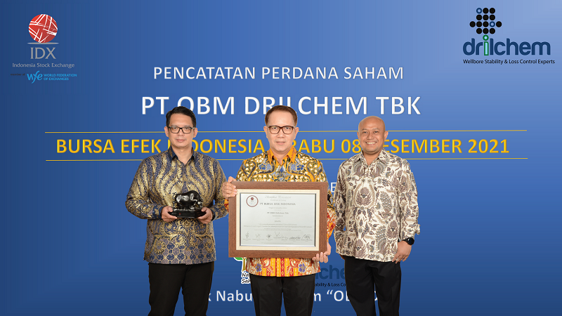 Naik Hingga 169 Persen, BEI Warning Pergerakan Saham dan Waran OBM Drilchem (OBMD)