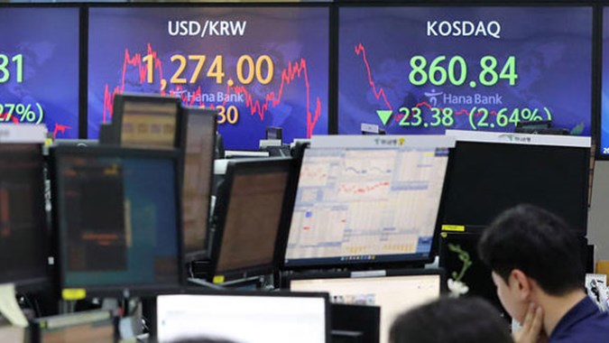 Indeks Kospi Ditutup Melorot 1,81 persen