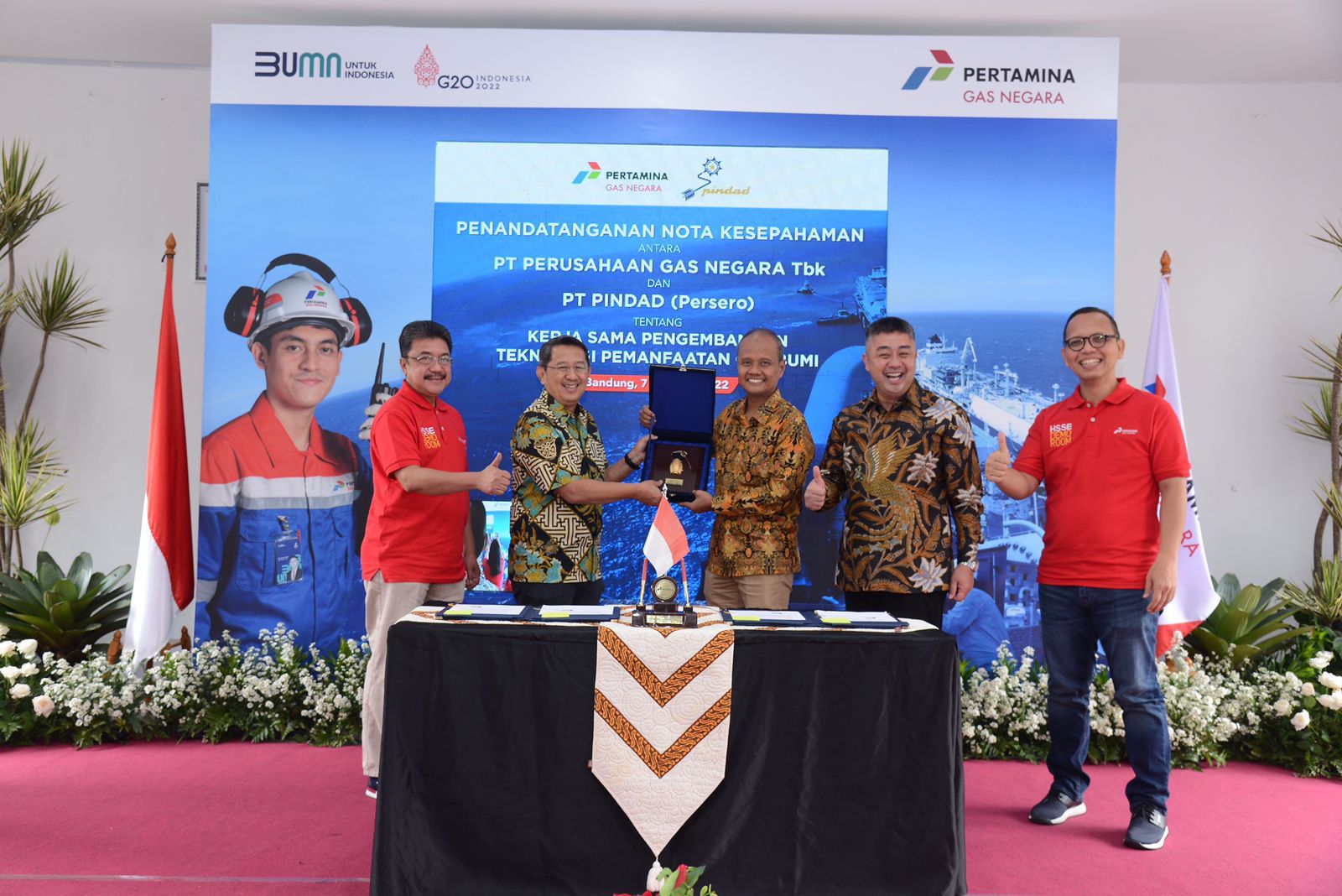 Tiga BUMN Bersinergi Kembangkan Infrastruktur Penunjang Jaringan Gas Bumi
