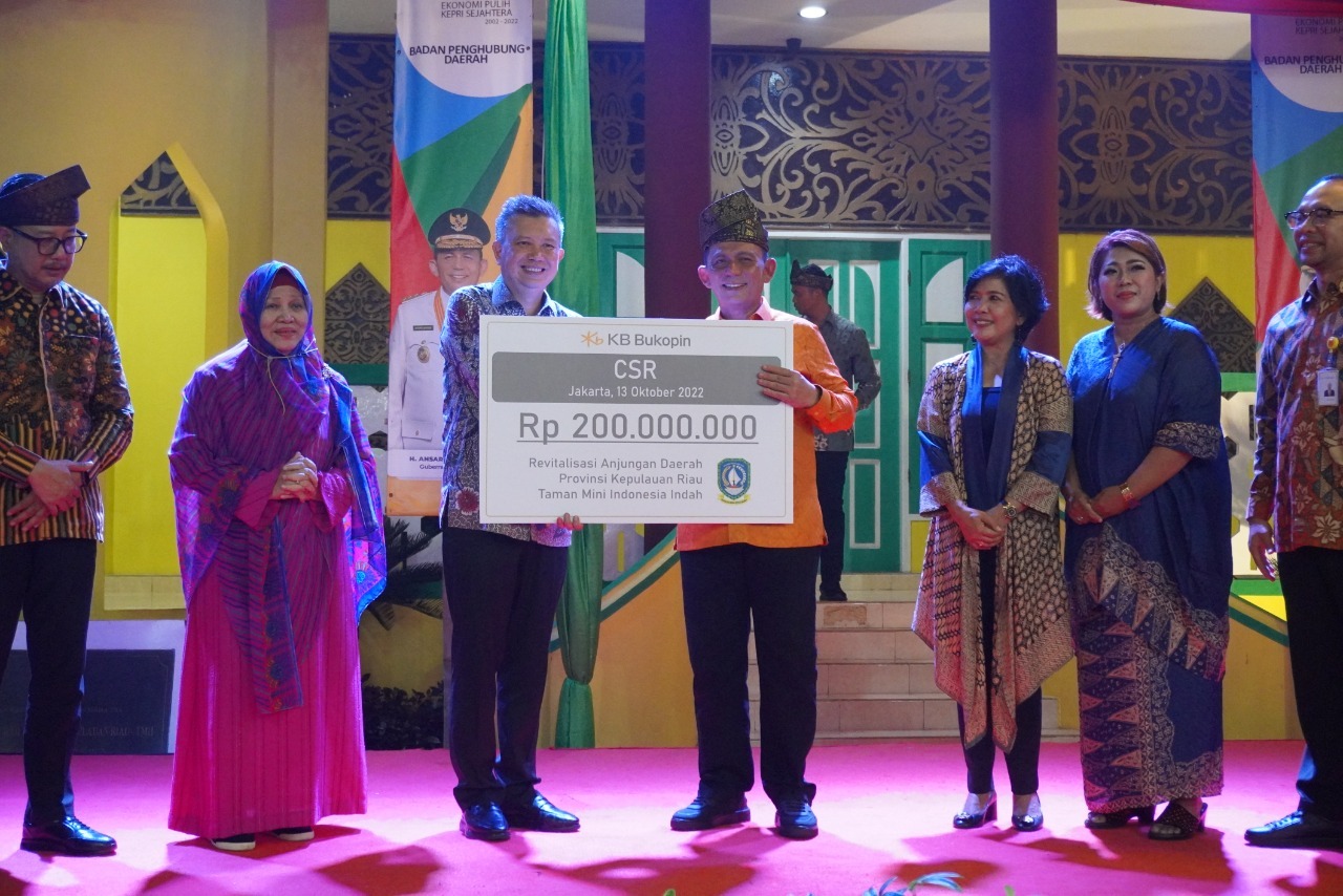 KB Bukopin CSR Rp200 Juta Untuk Revitalisasi Anjungan Daerah Kepulauan Riau di TMII