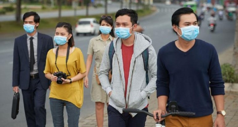Masker di tengah masyarakat dok Sukabumiupdate. Kabar Baik Pandemi Covid-19, Dua Hari Berturut-turut Kasus Baru di Bawah 1.500 Orang