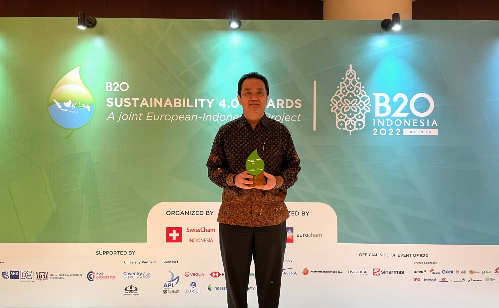 Direktur Indofood CBP, Taufik Wiraatmadja. dok. ist. Indofood CBP Sukses Makmur Raih HSBC Net Zero Transition Special Award