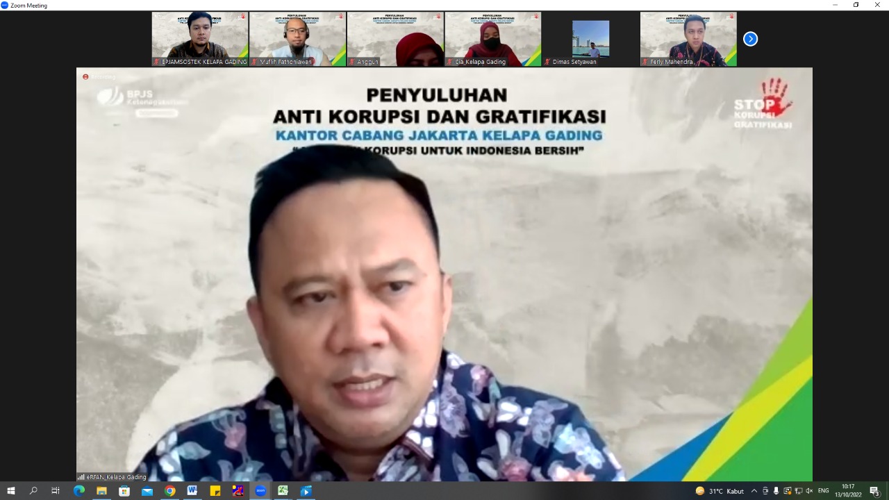 Cegah Tindak Korupsi, BPJAMSOSTEK Gencarkan Gerakan Ini