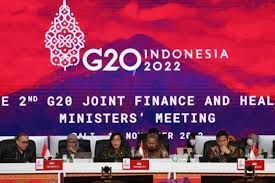 G20 2nd Joint Finance and Health Ministers Meeting (JFHMM) di Nusa Dua, Badung, Bali. dok. Strategy.id. KTT G20: Agar Berfungsi Optimal, Presiden Jokowi Ungkap Dana Pandemi Perlu Terus Ditambah