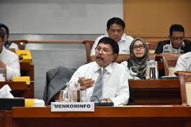 Menteri Komunikasi dan Informatika Johnny G. Plate. dok Kominfo. Rapat di Komisi I DPR, Menkominfo Ungkap 33 Dugaan Data Pribadi Bocor Selama 2022