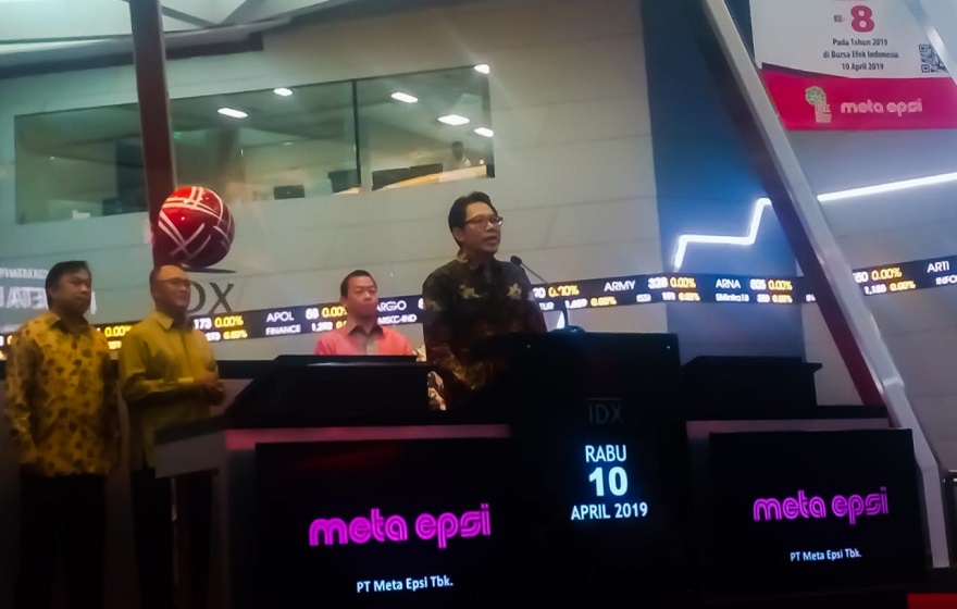 Melambung 60,9 Persen, BEI Gembok Saham Meta Epsi (MTPS)