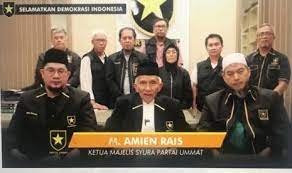 Partai Ummat Amien Rais. dok. Republika. Tidak Lolos Verifikasi KPU, Partai Ummat Gandeng Eks Wamenkumham Ajukan Keberatan