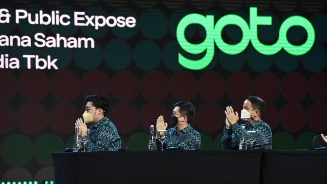 GPF Alihkan 813,78 Juta Saham GoTo Gojek (GOTO) Rp2 per Eksemplar
