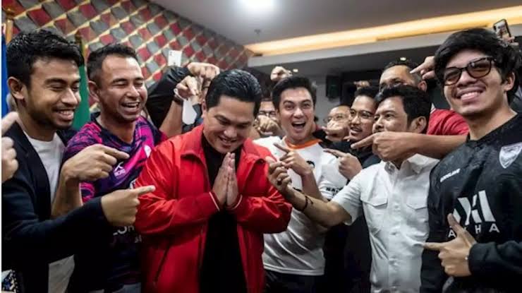 Daftar Sebagai Calon Ketua Umum PSSI, Erick Thohir dapat Dukungan Raffi Ahmad dkk