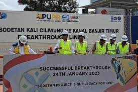 JKON dan WIKA Tuai Berkah dari Proyek Sodetan Ciliwung