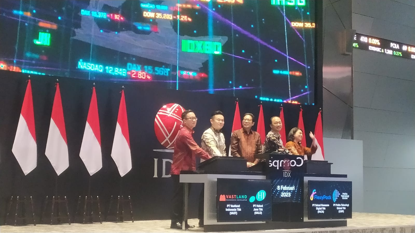 HALO, dan CHIP Melejit, PACK-VAST Direspons Dingin Investor