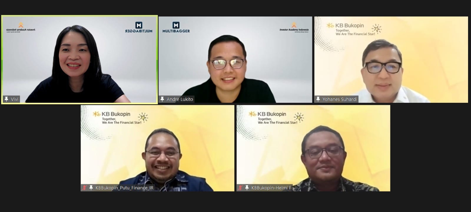 Bank KB Bukopin Paparkan Strategi 2023 Dalam Webinar Meet Emiten IAI