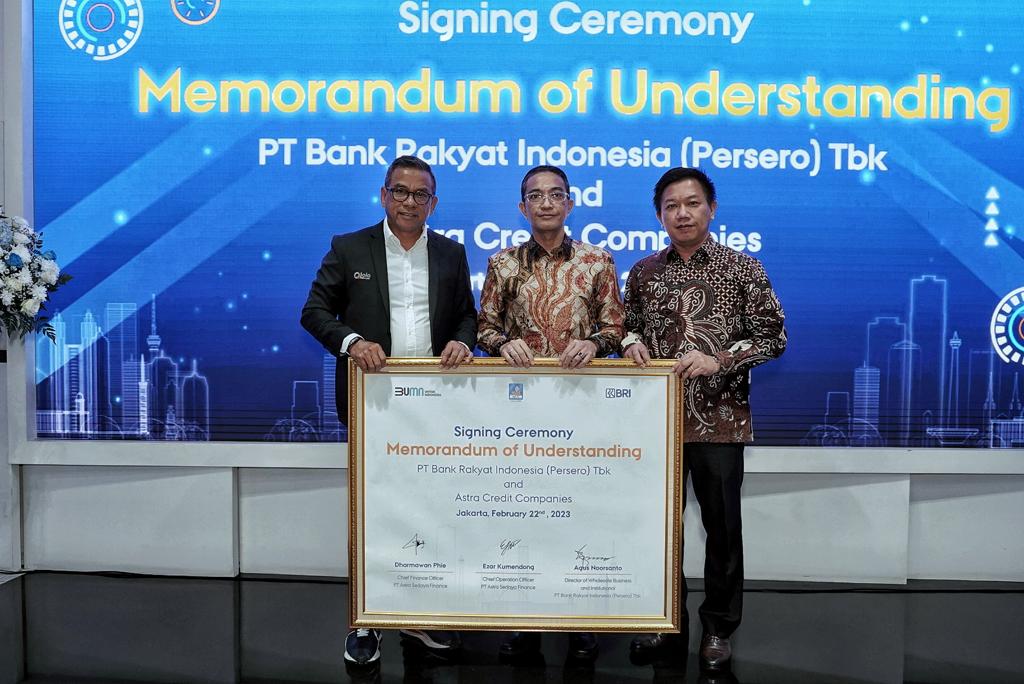 Dorong Digitalisasi Perusahaan Pembiayaan, BRI Kerja Sama Astra Credit Companies Group