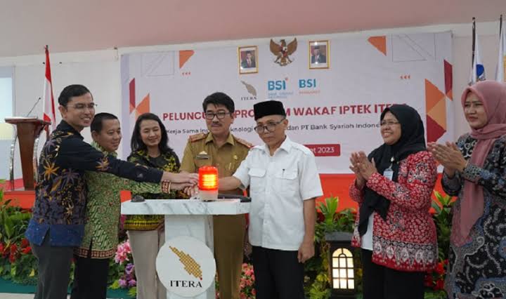 Institut Teknologi Sumatera (Itera) meluncurkan program Wakaf Iptek bekerja sama dengan BSI. dok. Itera. Jalin Kerja Sama Dengan BSI, Itera Luncurkan Program Wakaf Iptek
