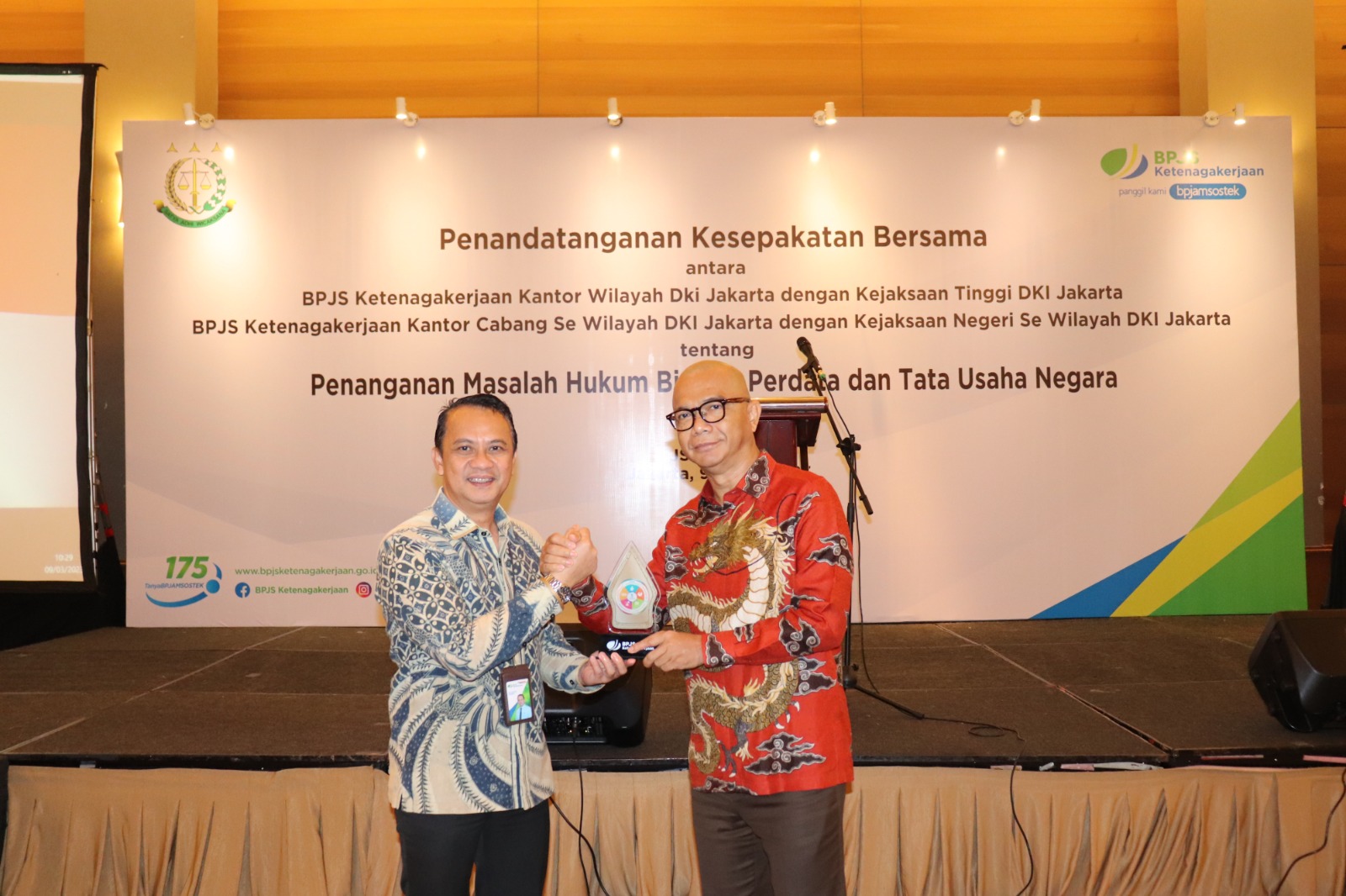 Sinergi Kejati DKI dan BPJS Ketenagakerjaan Sukses Pulihkan Keuangan Negara Rp95,2 Miliar