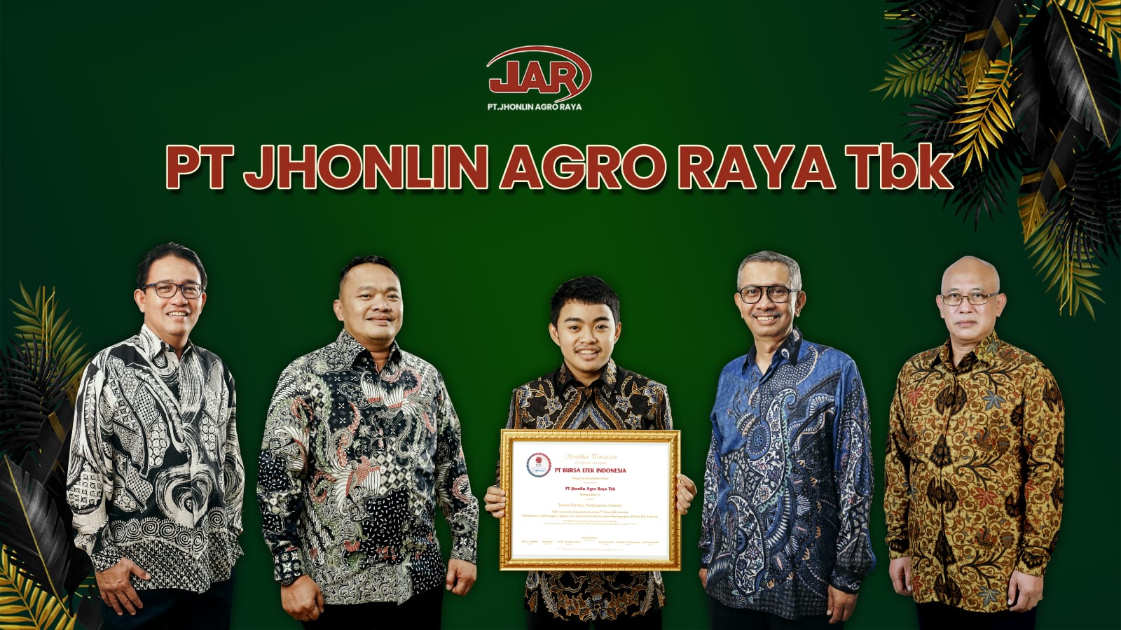 Terpotong 73 Persen, Laba Jhonlin Agro (JARR) Kuartal I-2023 Tersisa Rp21,38 Miliar