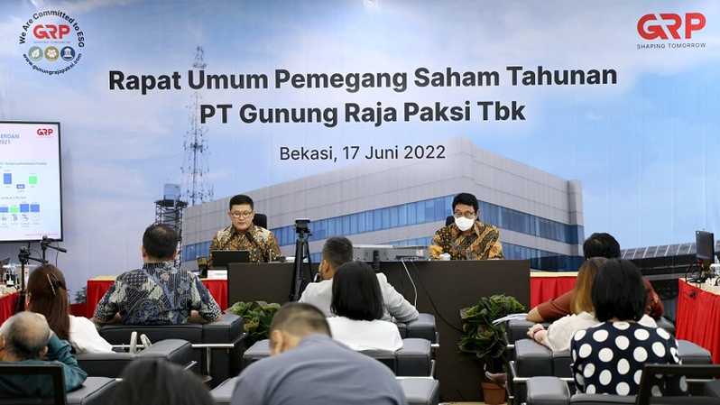 Susut 62 Persen, Laba Gunung Raja Paksi (GGRP) Kuartal I-2023 Terakumulasi USD5,85 Juta