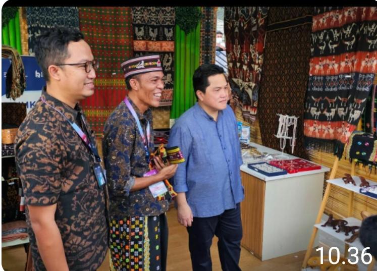 Perajin Gantungan Kunci Binaan BRI, Ikut Pameran Ditengah Perhelatan KTT Asean Labuan Bajo