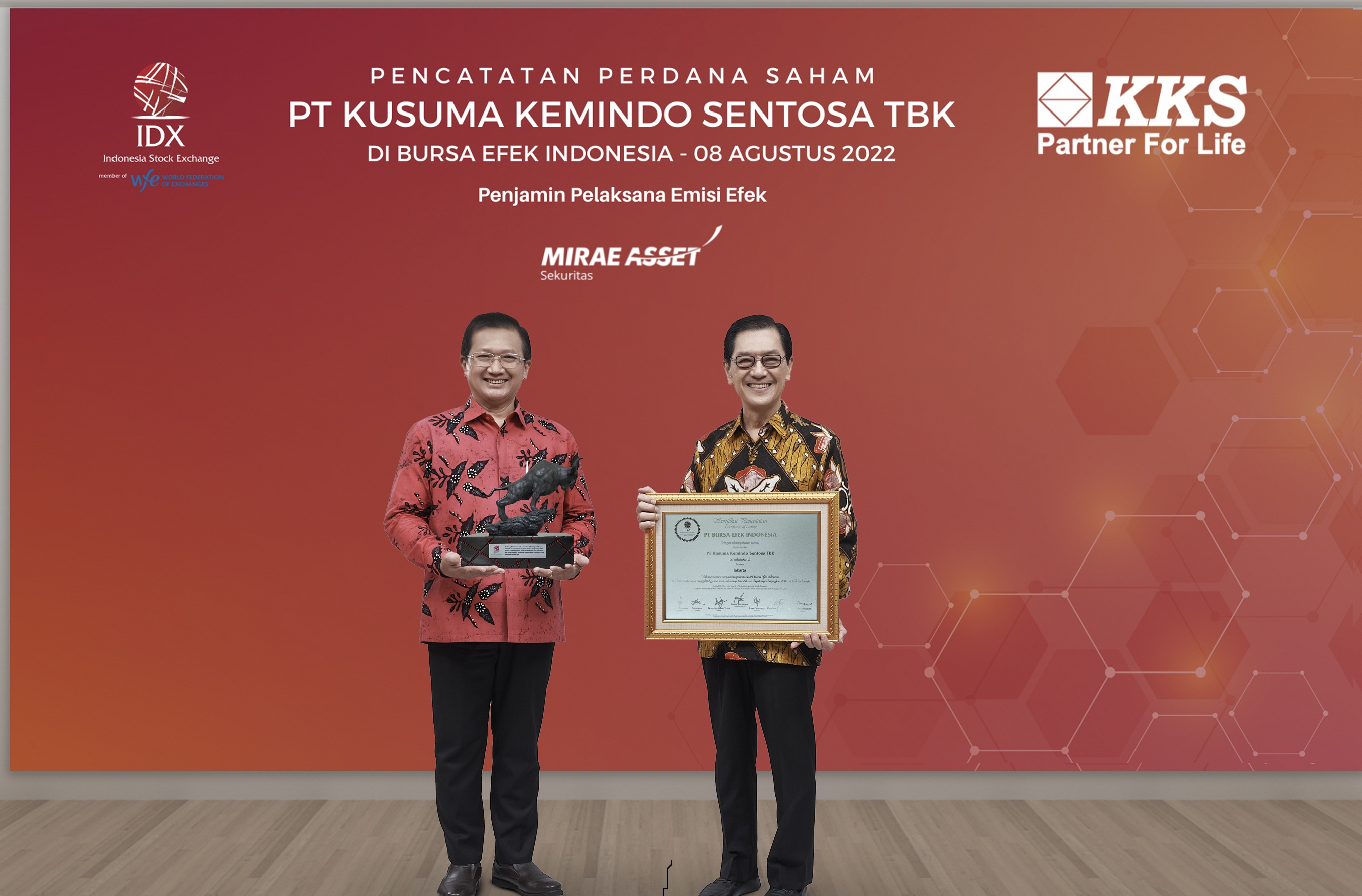 Siapkan Capex Rp2,6 M, Kusuma Kemindo (KKES) Optimis Penjualan Tumbuh 19 Persen Tahun Ini