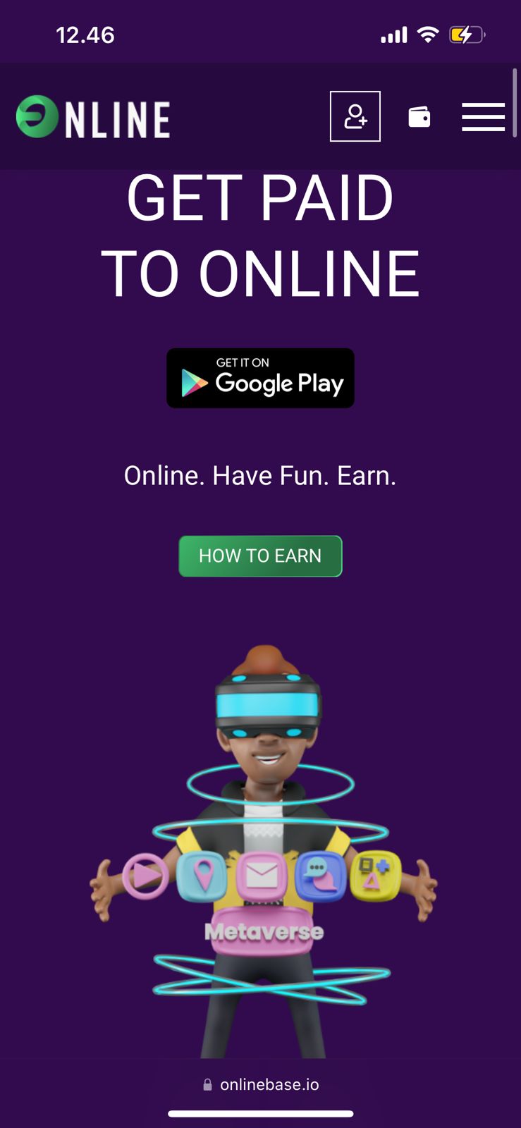 Onlinebase Sejarah pertama Online To Earn di dunia crypto!