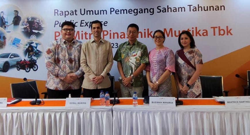 Catat! Ini Jadwal Dividen Mitra Pinasthika (MPMX) Rp589,44 Miliar