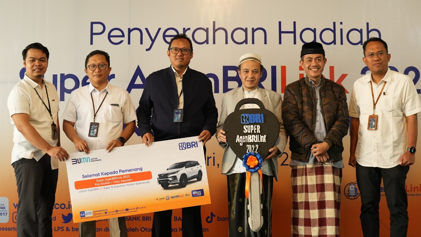 BRI (BBRI) Beri Kejutan 2 Mobil untuk Super AgenBRILink