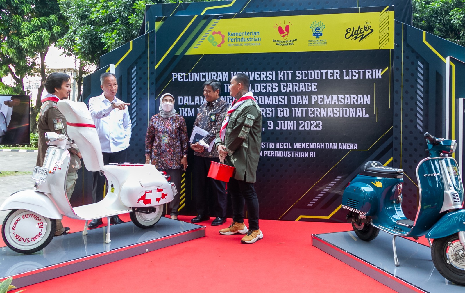 Skuter Listrik Konversi Bikinan IKM Ini Berhasil Tembus Pasar Eropa