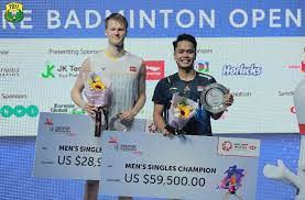 Anthony Sinisuka Ginting juara Singapore Open 2023. dok. Indonesia Badminton. Kembali Juarai Singapore Open, Ginting dapat Ucapan Selamat dari Presiden Jokowi