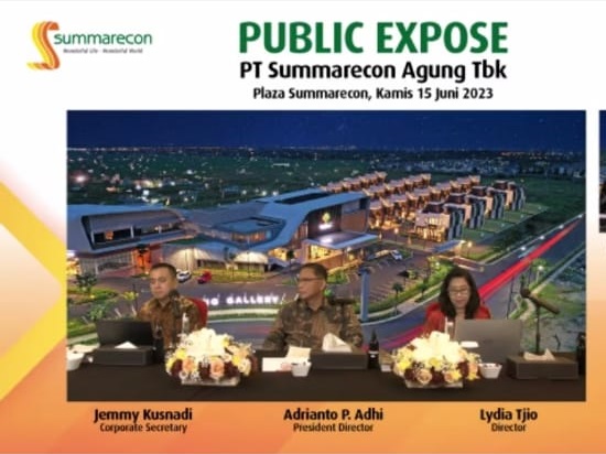 Summarecon Agung (SMRA) Setujui Bagikan Dividen Rp115,5 M