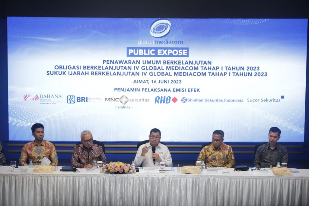 Global Mediacom (BMTR) Rilis Obligasi dan Sukuk Rp3 T Guna Refinancing dan Modal Kerja