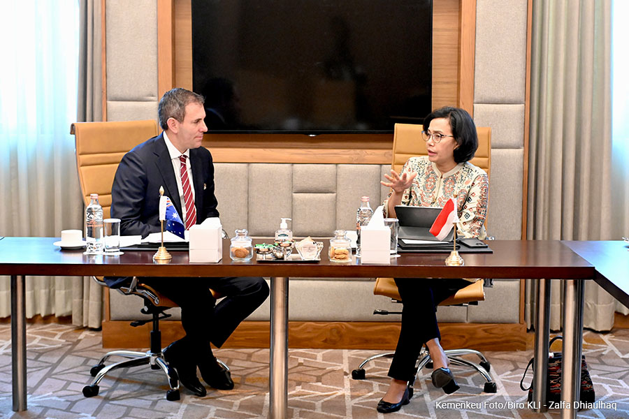 Bertemu Menkeu Australia, Sri Mulyani Bahas Isu Perpajakan dan Perubahan Iklim