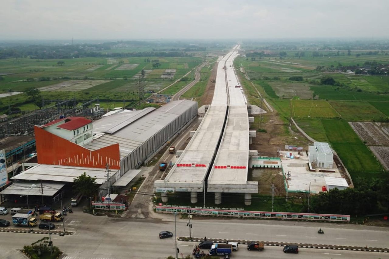 Konstruksi Tol Solo-Yogya Ruas Kartosuro-Purwomartani Ditarget Kelar 2024