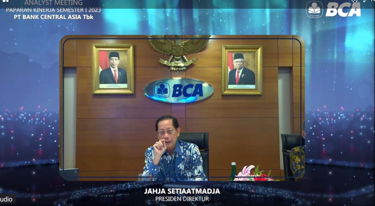 Jahja Setiaatmadja Sumringah Kredit BCA (BBCA) Tumbuh 9% Sepanjang Semester I-2023