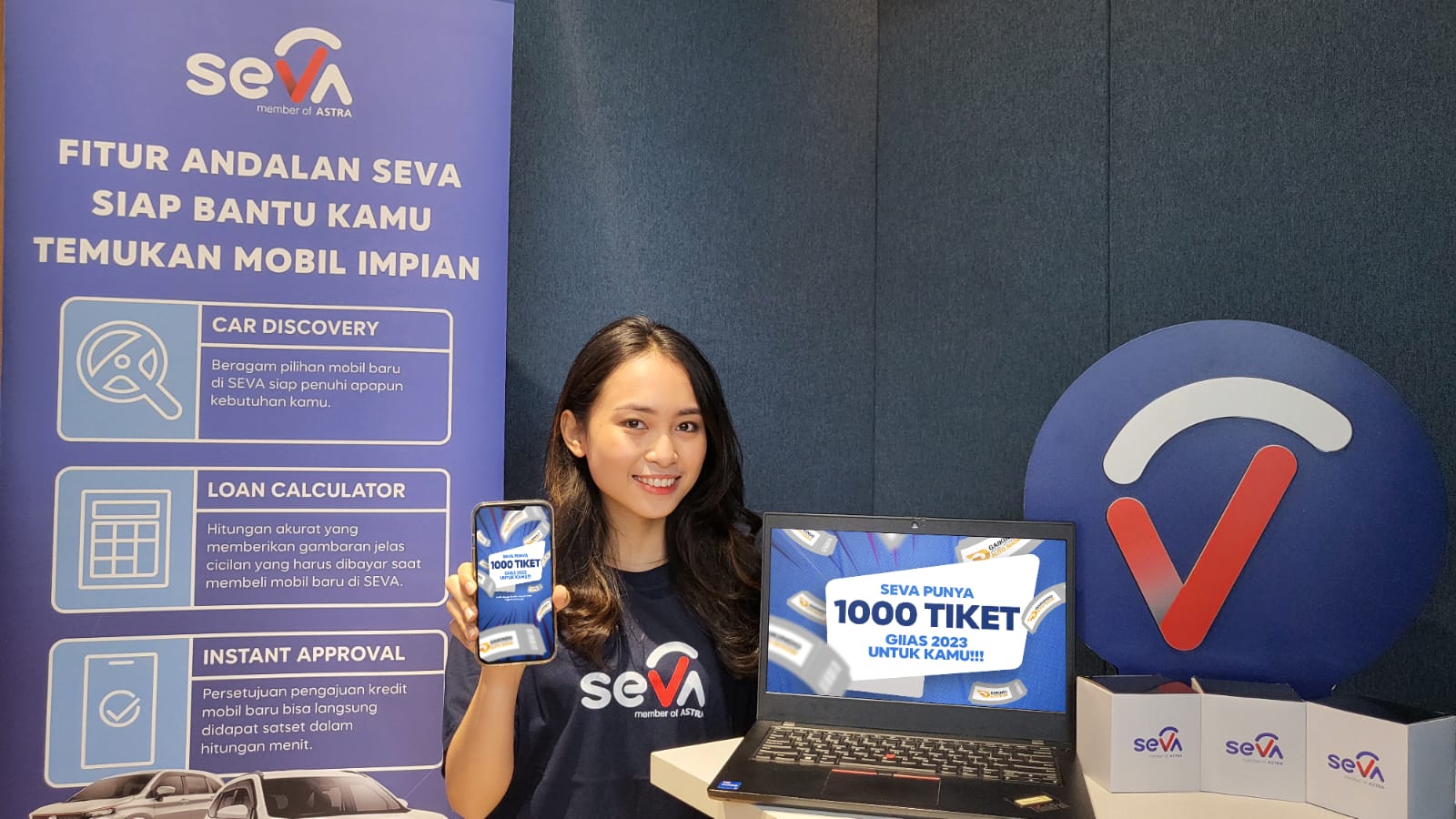 SEVA Bagikan Total 1000 Tiket GIIAS 2023 Tangerang. dok. ist. SEVA Bagikan Total 1000 Tiket GIIAS 2023 Tangerang Hingga 9 Agustus