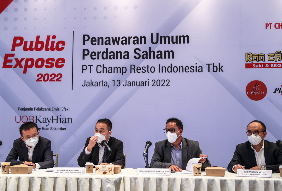 Kebut Ekspansi, Champ Resto (ENAK) Tarik Pinjaman dari BCA Rp375,07 Miliar