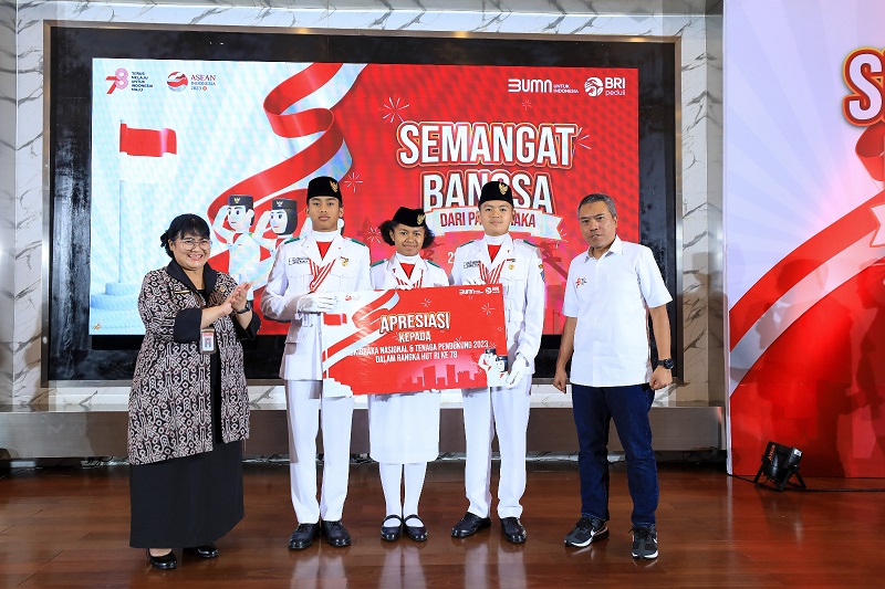 BRI (BBRI) Beri Dana Apresiasi Untuk Paskibraka Nasional