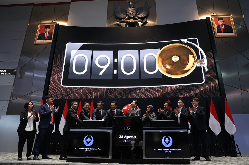 IPO Rp60,9 M, Charlie Hospital Semarang (RSCH) Resmi Catatkan Saham di BEI