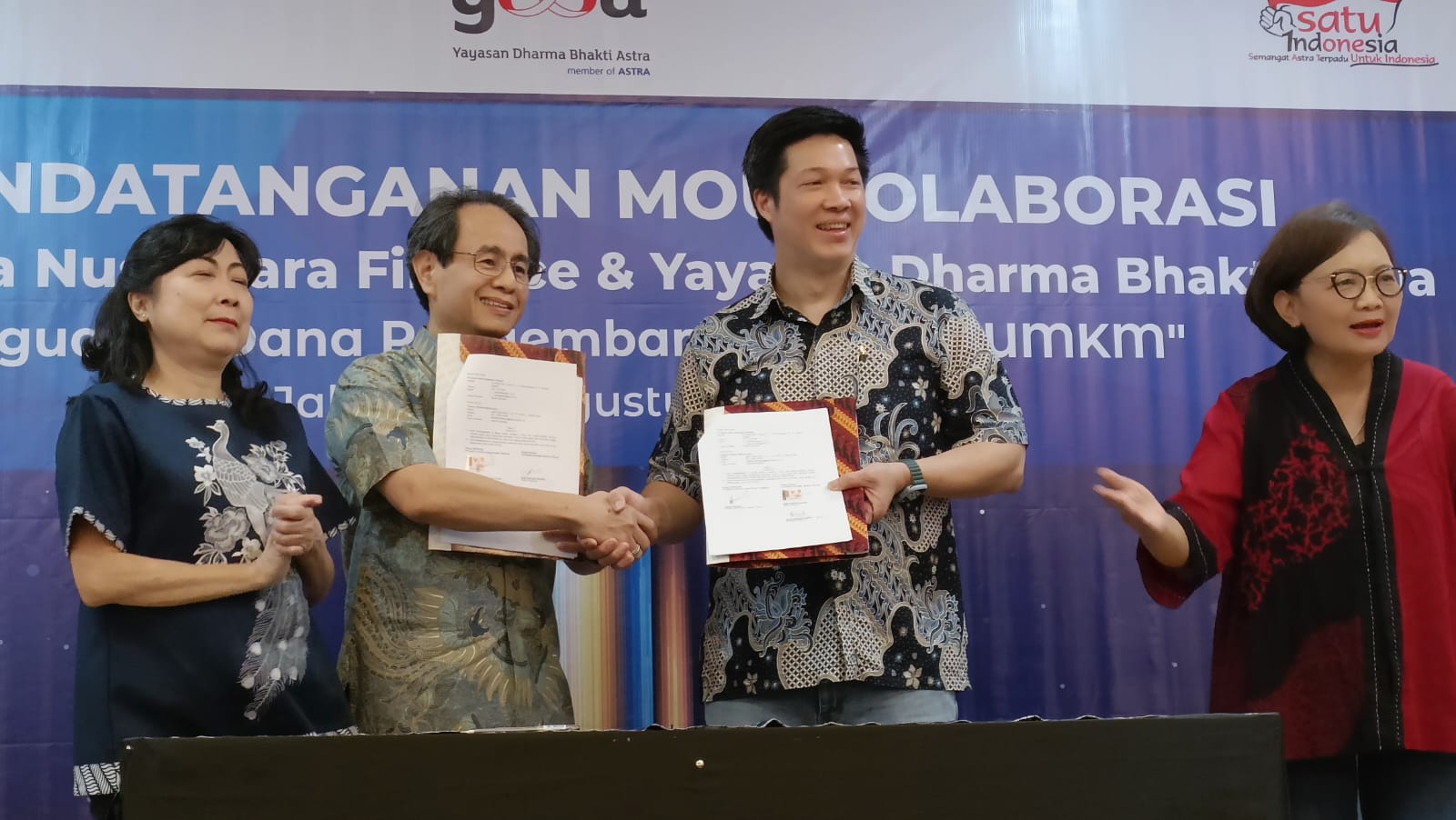 Raih Sejahtera Bersama Bangsa, Kolaborasi YDBA dan SANF Kembangkan UMKM di Tanah Air