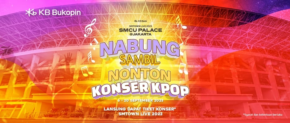 Manjakan Nasabah, Bank KB Bukopin Sebar Promo Tiket Konser K-Pop SMTOWN LIVE 2023
