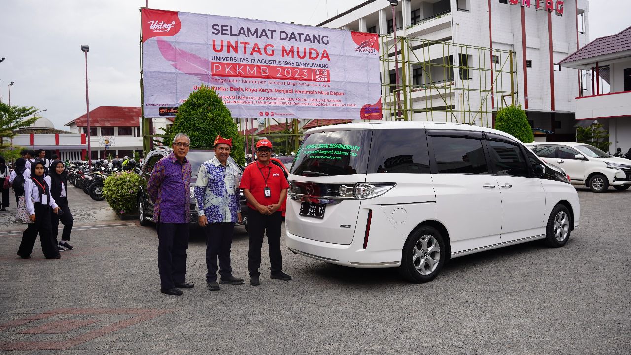 Dukung Pendidikan, Saraswanti (SAMF) Serahkan Mobil Operasional untuk Untag