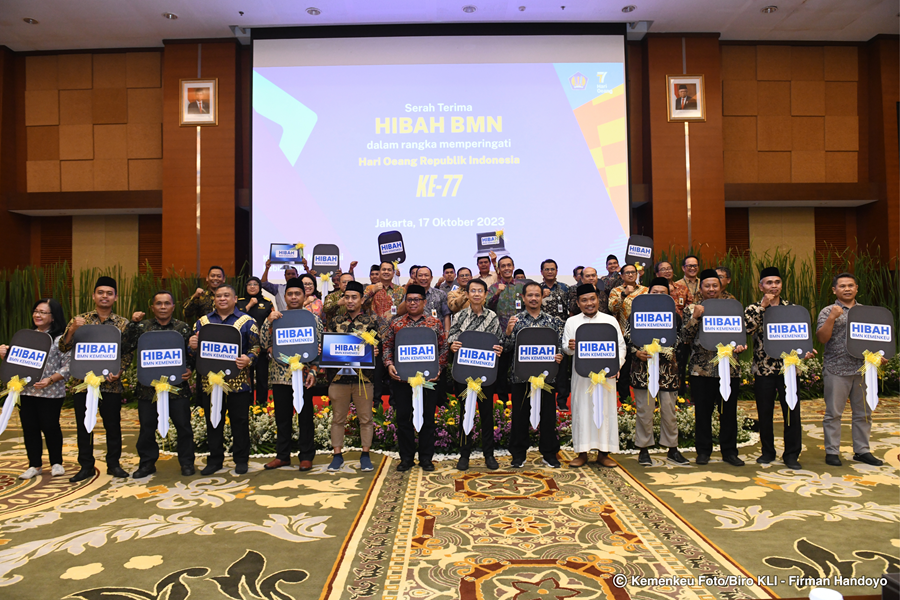 Peringati HORI Ke-77, Kemenkeu Gelar Hibah Barang Milik Negara