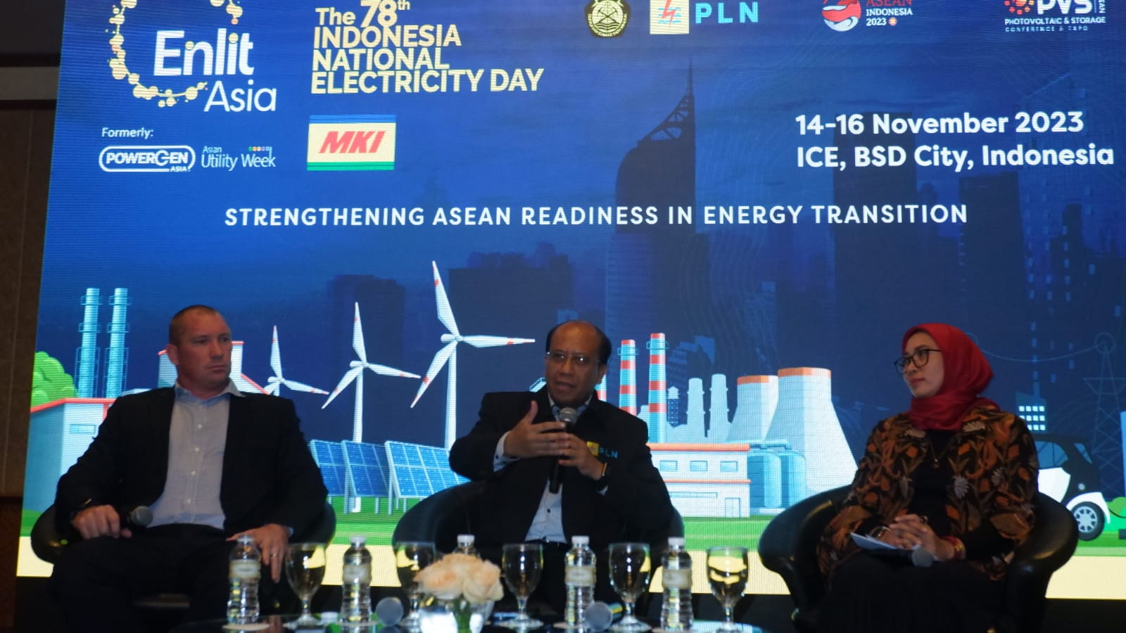 Jumpa pers, Rabu (18/10/2023), Masyarakat Ketenagalistrikan Indonesia (MKI) bekerja sama dengan Enlit Asia yang akan menyelenggarakan kegiatan “Hari Listrik Nasional ke-78 Enlit Asia 2023”. dok. ist. Hari Listrik Nasional ke-78 Enlit Asia 2023: Dorong Penciptaan Energi Bersih Berkelanjutan